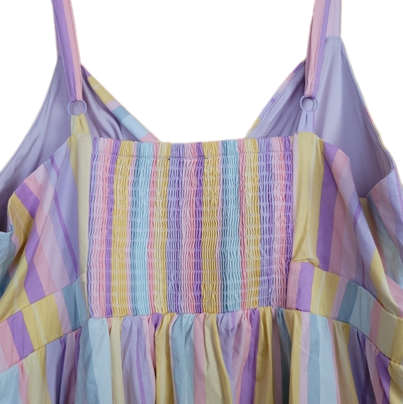 TORRID - RAINBOW EASTER Dress, Spring Dress, Colorful Stripes, Size 2 2X… - Picture 8 of 8
